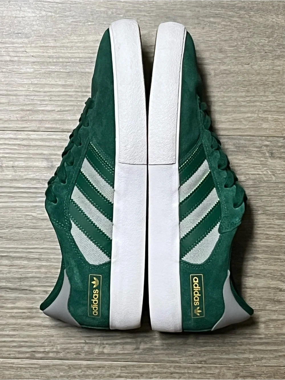 Adidas Matchbreak Super - Dark Green Suede - Men 10/Women 11 - JH5174